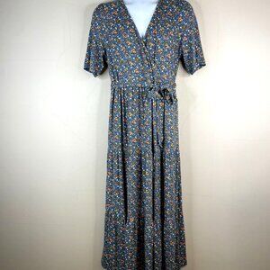 Boden Blue Floral Maxi Dress